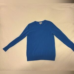 Pure Collection Vibrant Blue Crewneck Sweater